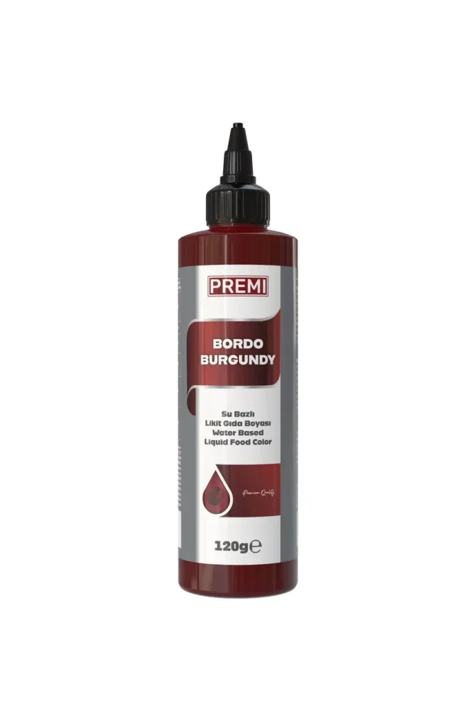 Premi Su Bazlı Likit Gıda Boyası Bordo 120 ml