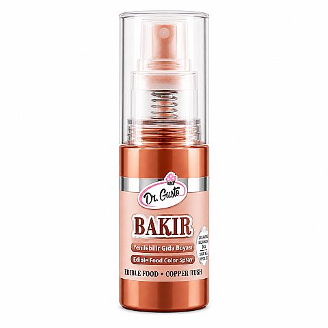 Dr. Gusto Aır Pump 10 gr Sprey Yenilebilir Metalik Toz Bronz