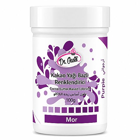 Dr. Gusto Çikolata Boyası 100 gr Mor