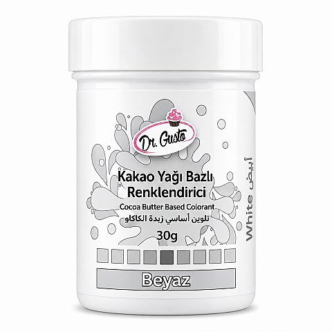 Dr. Gusto Çikolata Boyası 30 gr Beyaz
