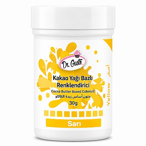 Dr. Gusto Çikolata Boyası 30 gr Sarı