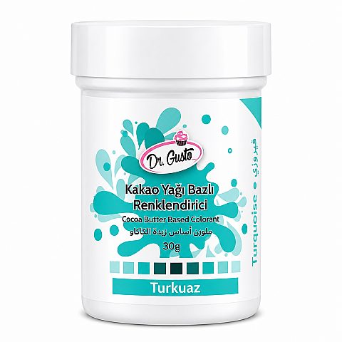 Dr. Gusto Çikolata Boyası 30 gr Turkuaz