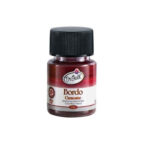 Dr. Gusto Su Bazlı Toz Boya Bordo 10 gr