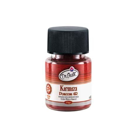 Dr. Gusto Su Bazlı Toz Boya Kırmızı 10 gr