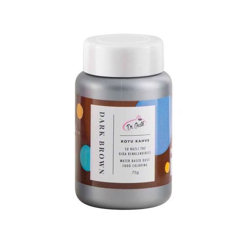 Dr. Gusto Su Bazlı Toz Boya Koyu Kahverengi 75 gr