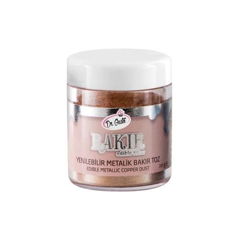 Dr. Gusto Yenilebilir Metalik Toz 10 gr Bakır