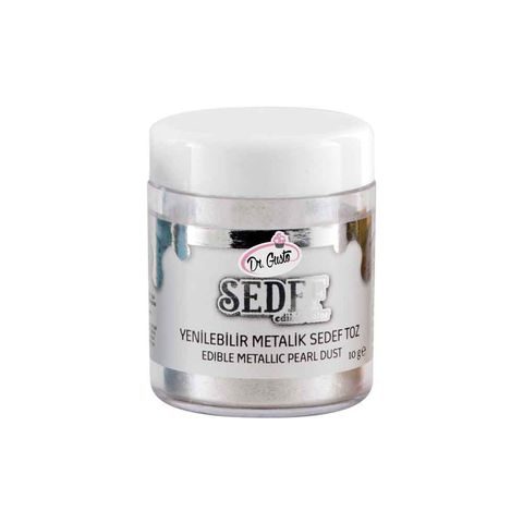 Dr. Gusto Yenilebilir Metalik Toz 10 gr Sedef
