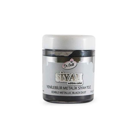 Dr. Gusto Yenilebilir Metalik Toz Siyah 10 gr 1214